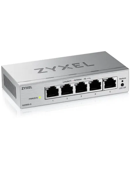 ZyXEL GS1200-5V3 Switch 5x Puertos GbE Gestionado