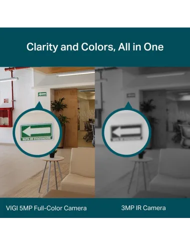 TP-Link VIGI C450 Cámara de Videovigilancia de Interior Tipo Turret 4mm 5MP Blanca