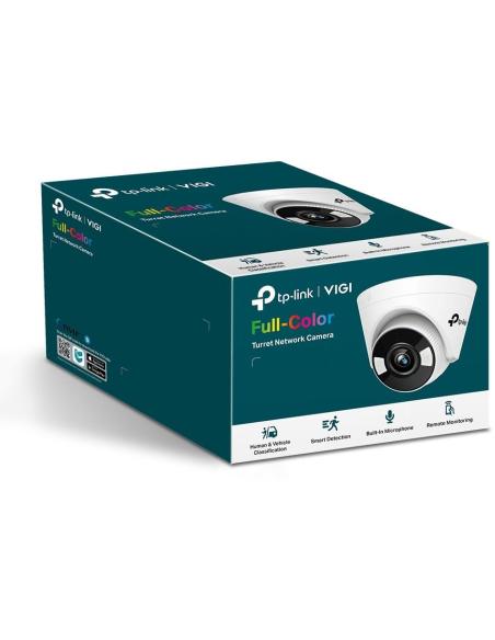 TP-Link VIGI C430 Full-Color Cámara de Videovigilancia de Exterior Tipo Turret 2.8mm 3MP Blanca
