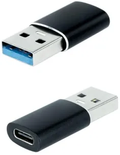 Nanocable 10.02.0012 USB-A Macho a USB-C Hembra Negro OTG 30mm-1365531