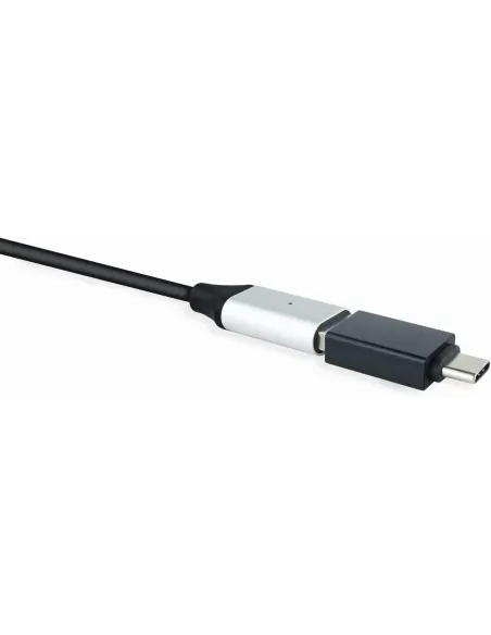 Nanocable Adaptador USB-A 3.1 a USB-C Macho-Hembra Negro