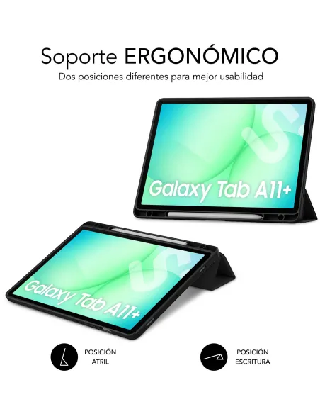 SUBBLIM SUBCST-5SC041 Clear Shock Case para Samsung Galaxy Tab A11+ 11" Negra