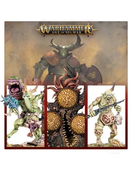 Regimiento de renombre Las Pústulas Regiment of Renown The Pustules Maggotkin of Nurgle Age of Sigmar