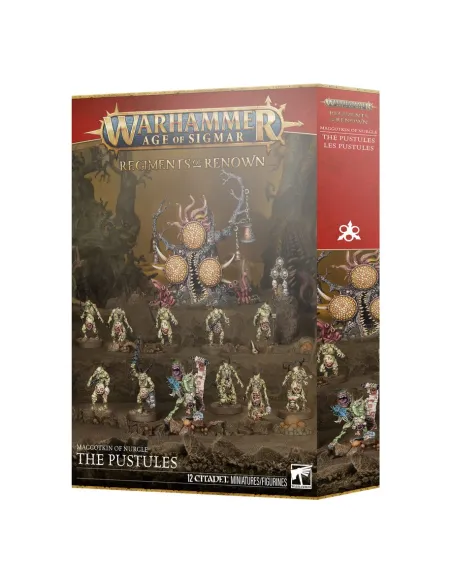Regimiento de renombre Las Pústulas Regiment of Renown The Pustules Maggotkin of Nurgle Age of Sigmar