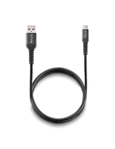 NGS KNOT-AC Cable USB-A a USB-C 1M Negro