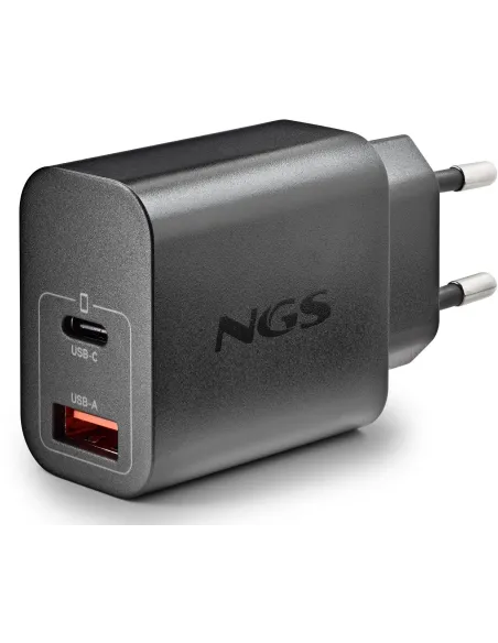 NGS ERA 30W cargador GaN de 2 puertos USB-C y USB-A