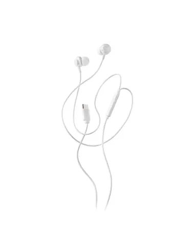 Auriculares USB-C NGS Cross Step White con micrófono