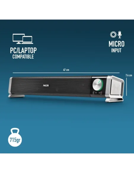 Barra de Sonido NGS SB500-BT NGS-SPEAKER-0139