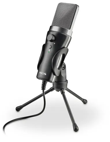 NGS MS120USB NGS-HEADSET-0256 Micrófono USB con soporte de Trípode