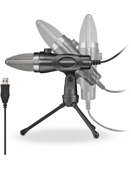 NGS MS120USB Micrófono USB con soporte de Trípode