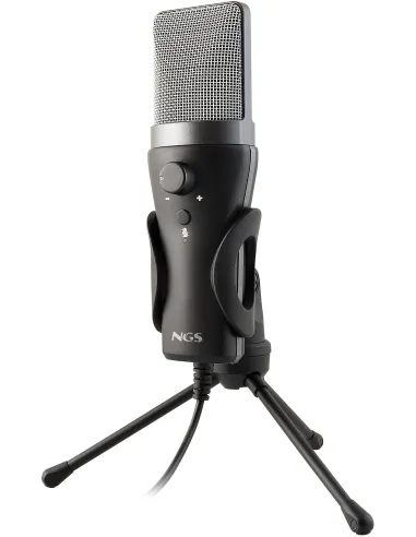 NGS MS120USB Micrófono USB con soporte de Trípode
