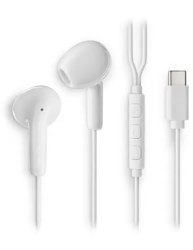 NGS Cross Glide White Auriculares in-ear con micrófono