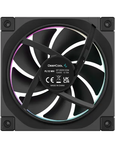 DeepCool FL12 aRGB Negro Ventilador de caja 120 mm ARGB PWM