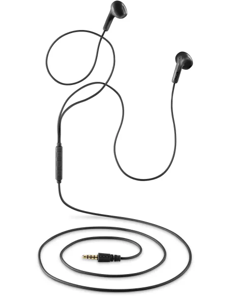 NGS Cross Flip Negros : in-ear con micrófono y jack 3,5 mm