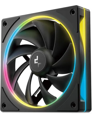 Ventiladores PC DeepCool FL12 Negros SE 3IN1 120mm PWM ARGB