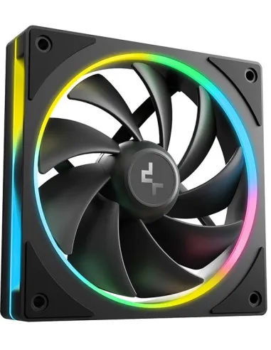 Ventiladores PC DeepCool FL12 Negros SE 3IN1 120mm PWM ARGB