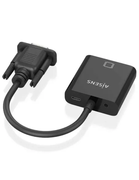 Aisens A115-0873 Conversor SVGA a HDMI 20cm Negro