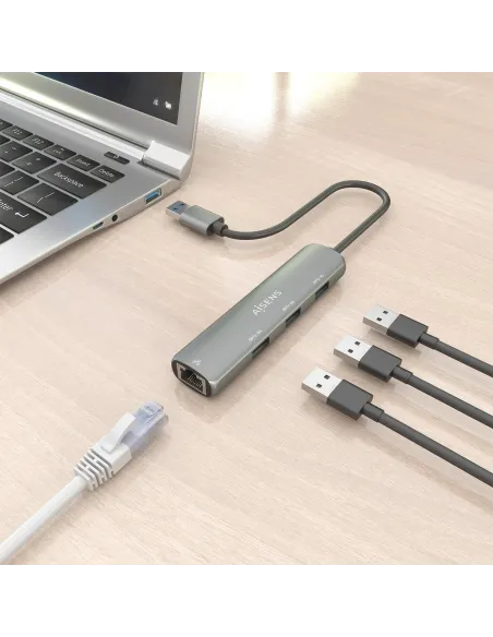 Docking Station Aisens ASUC-4P034-GR