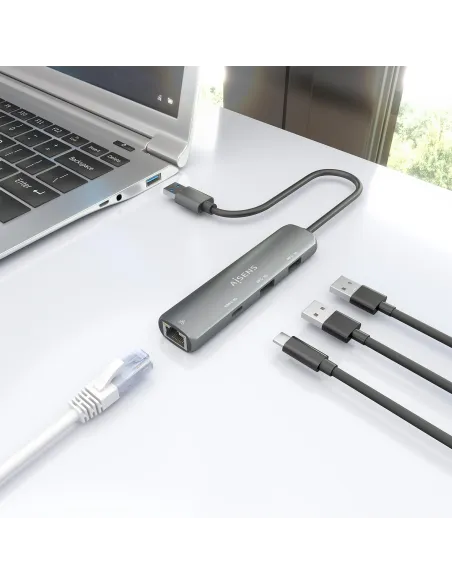 Docking Station Aisens ASUC-4P035-GR