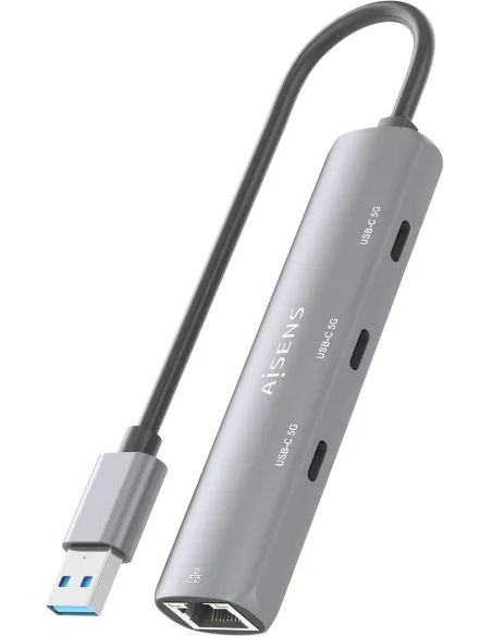 Docking Station Aisens ASUC-4P037-GR