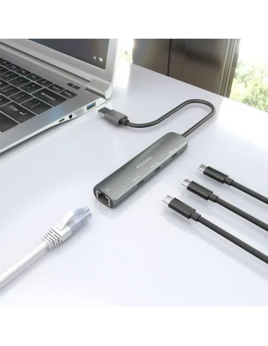 Docking Station Aisens ASUC-4P037-GR