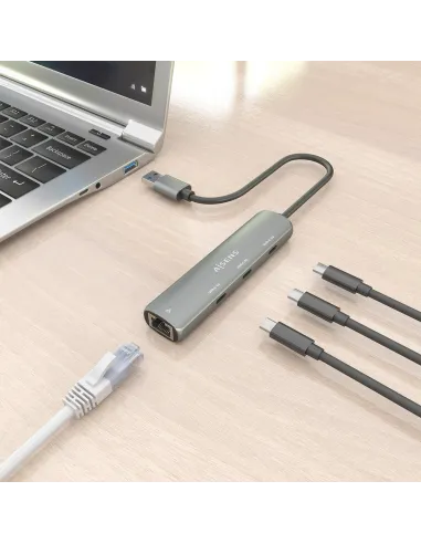Docking Station Aisens ASUC-4P037-GR