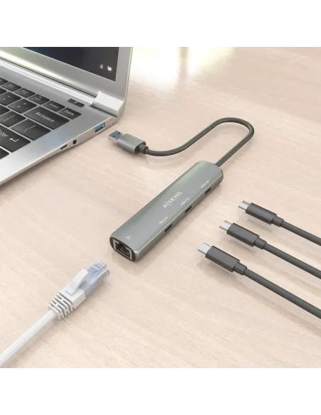Docking Station Aisens ASUC-4P037-GR