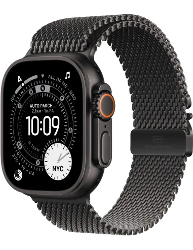 Apple Watch Ultra 3 (GPS + Cellular) 49 mm titanio negro con pulsera Milanese Loop titanio negro (talla S)