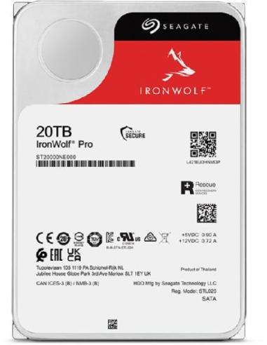 Seagate Ironwolf Pro 20TB 3.5" SATA3