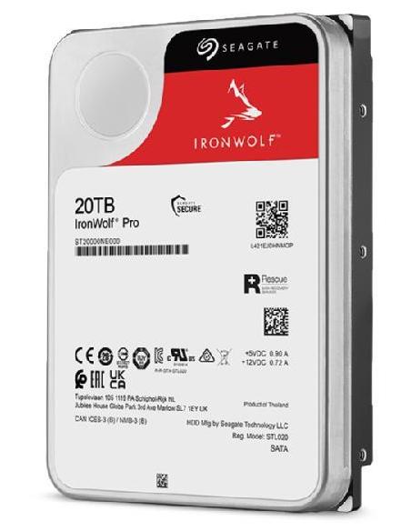 Seagate Ironwolf Pro 20TB 3.5" SATA3