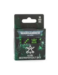 Juego de dados de Culto Destructor Destroyer Cult Dice Necrons Warhammer 40.000-89940
