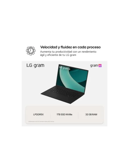 Portátil LG gram 14ZD90T-G.AX88B – 14" WUXGA