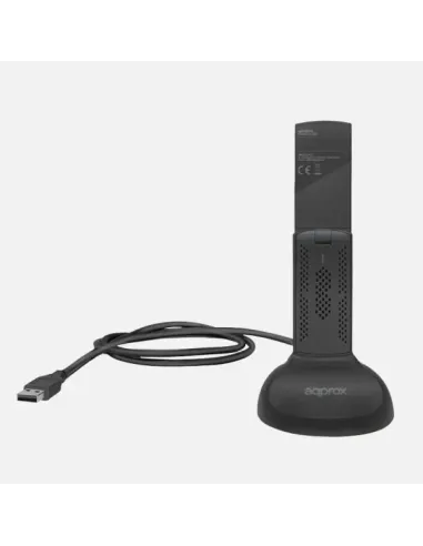 Adaptador WiFi 6E USB: approx! APPUSB5400 tri-banda (2,4/5/6 GHz)