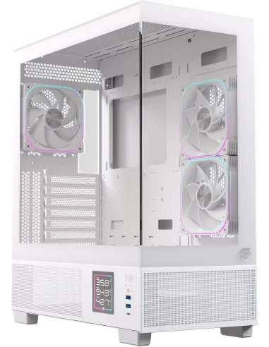 Caja ATX PRISMA S501D White RGB