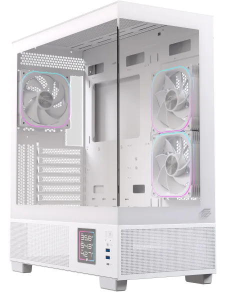 Caja ATX PRISMA S501D White RGB