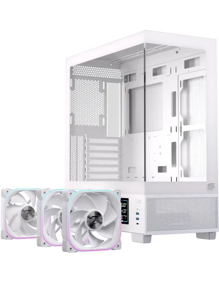 Caja ATX PRISMA S501D White RGB