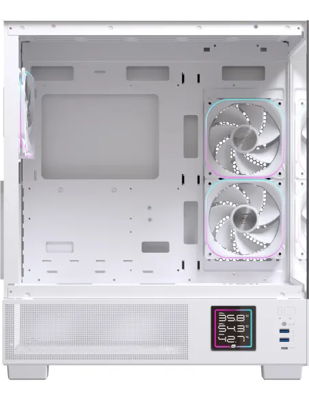 Caja ATX PRISMA S501D White RGB