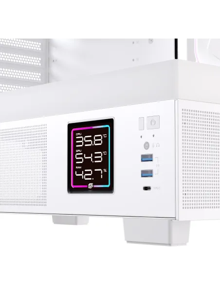 Caja ATX PRISMA S501D White RGB