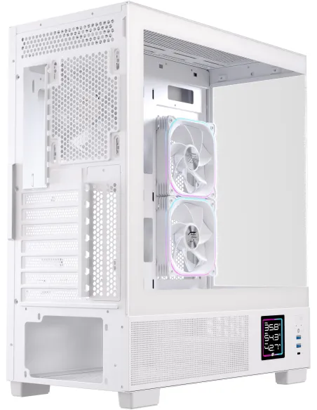 Caja ATX PRISMA S501D White RGB