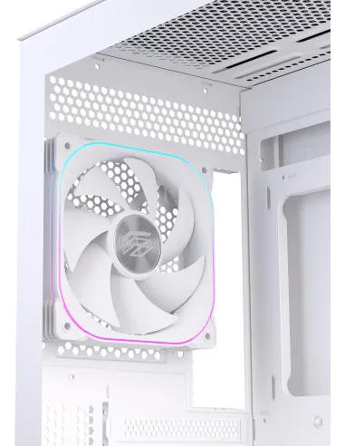 Caja ATX PRISMA S501D White RGB