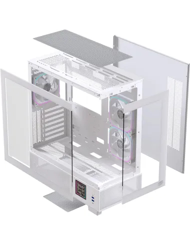 Caja ATX PRISMA S501D White RGB