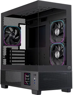 Einarex PRISMA SM501D Black RGB Cristal Templado y USB-C-CAJA64415