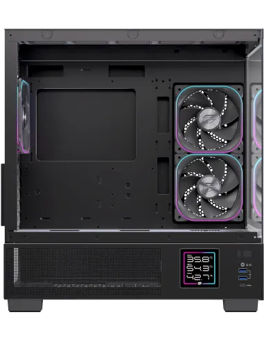 Caja micro ATX Einarex PRISMA SM501D RGB Black (USB-C)