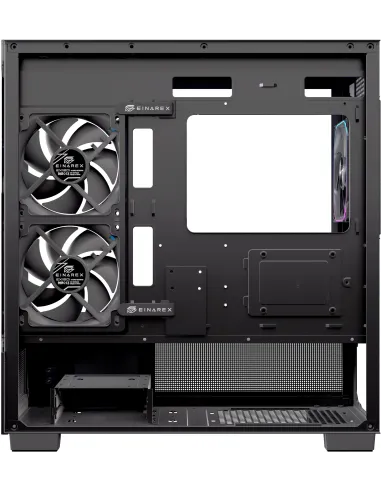 Caja micro ATX Einarex PRISMA SM501D RGB Black (USB-C)