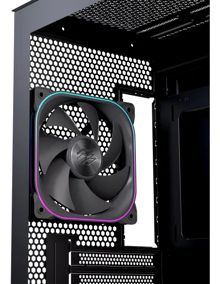 Caja micro ATX Einarex PRISMA SM501D RGB Black (USB-C)