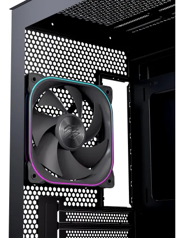 Caja micro ATX Einarex PRISMA SM501D RGB Black (USB-C)