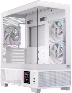 Einarex PRISMA SM501D White RGB Cristal Templado y USB-C-CAJA64416