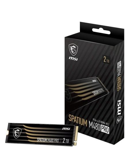 MSI Spatium M480 PRO 2TB SSD M.2 PCIe 4.0 NVMe