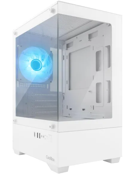 Coolbox GM200 Vision Lite White Cristal Templado USB 3.2 Blanca