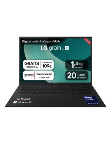 LG Gram 17ZD90T-G.AX88B Intel Core Ultra7-255H/32GB/1TB SSD/17" FreeDOS